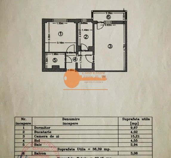 )Apartamnet cu 2 camere 5 minute de Metrou Lujerului( Centrala Proprie) - Poză 4