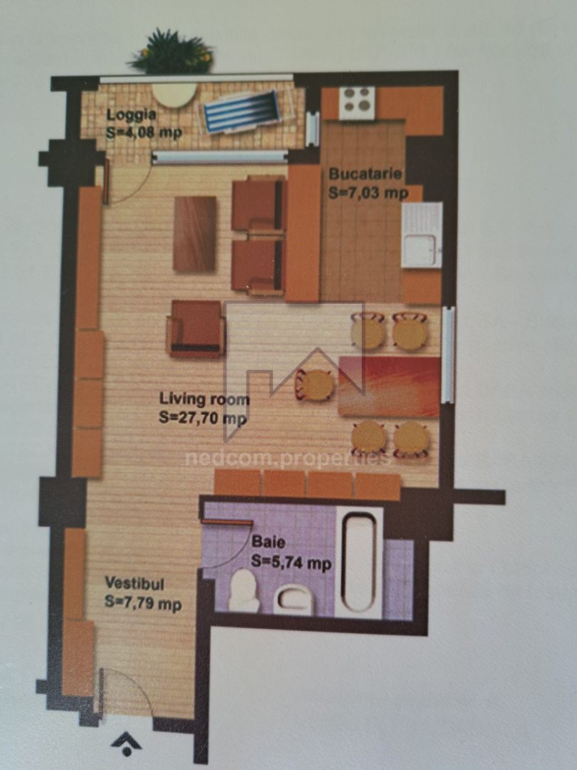 Vanzare Garsoniera - Baba Novac chiar la intrarea in Parcul IOR - Schiță 12