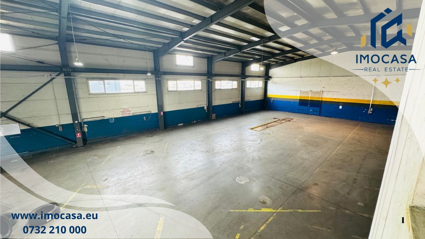 Hala de inchiriat atelier/depozit Micalaca Acces Tir 600+600 M.P. - Poză 12