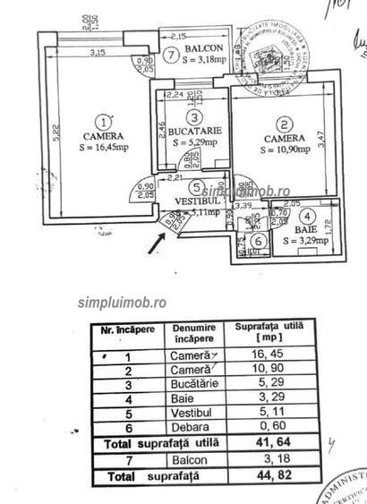 Metrou 1 Decembrie 2 Camere Mobilat Utilat - Poză 12