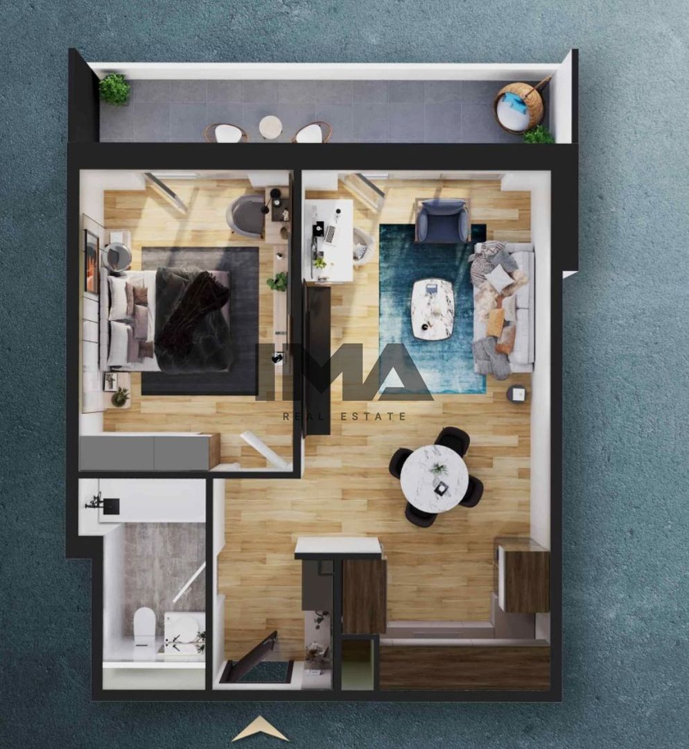 Apartament 2 camere, 51 mp, Elite City, COMISION 0 - Poză 1