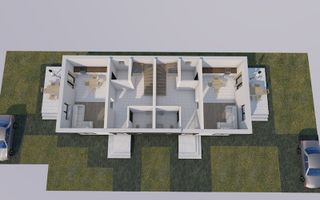 1\2 Duplex Utvin P+E,4Camere,2 Bai,Toate Utilitatile - Poză 12