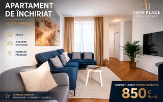Nou! Rond Omv, Pipera- 4City- 3 camere si loc de parcare - La cheie - Poză 1