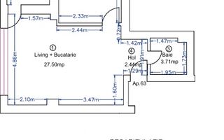 Apartament 2 camere -PIPERA, loc parcare inclus! - Poză 12