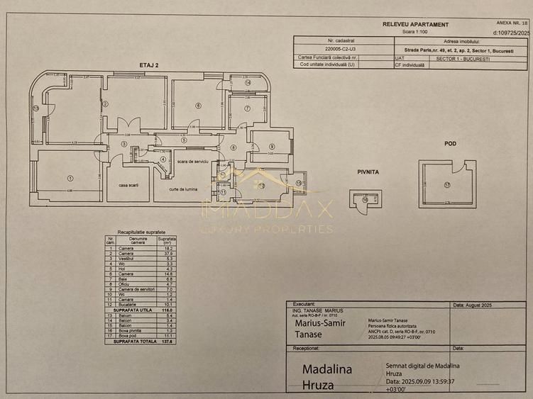 Apartament *4 camere* // Dorobanti - Strada PARIS - Poză 16