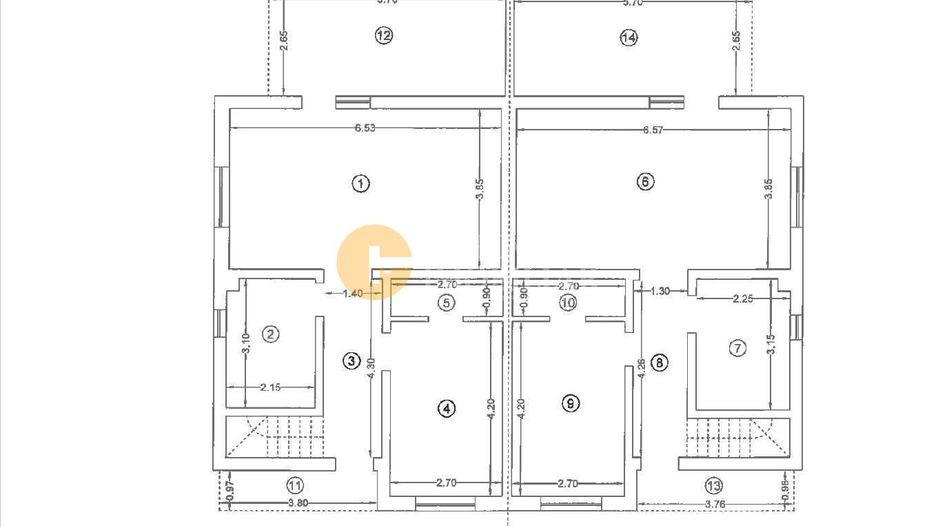 Duplex Miroslava strada Stadionului - Poză 7