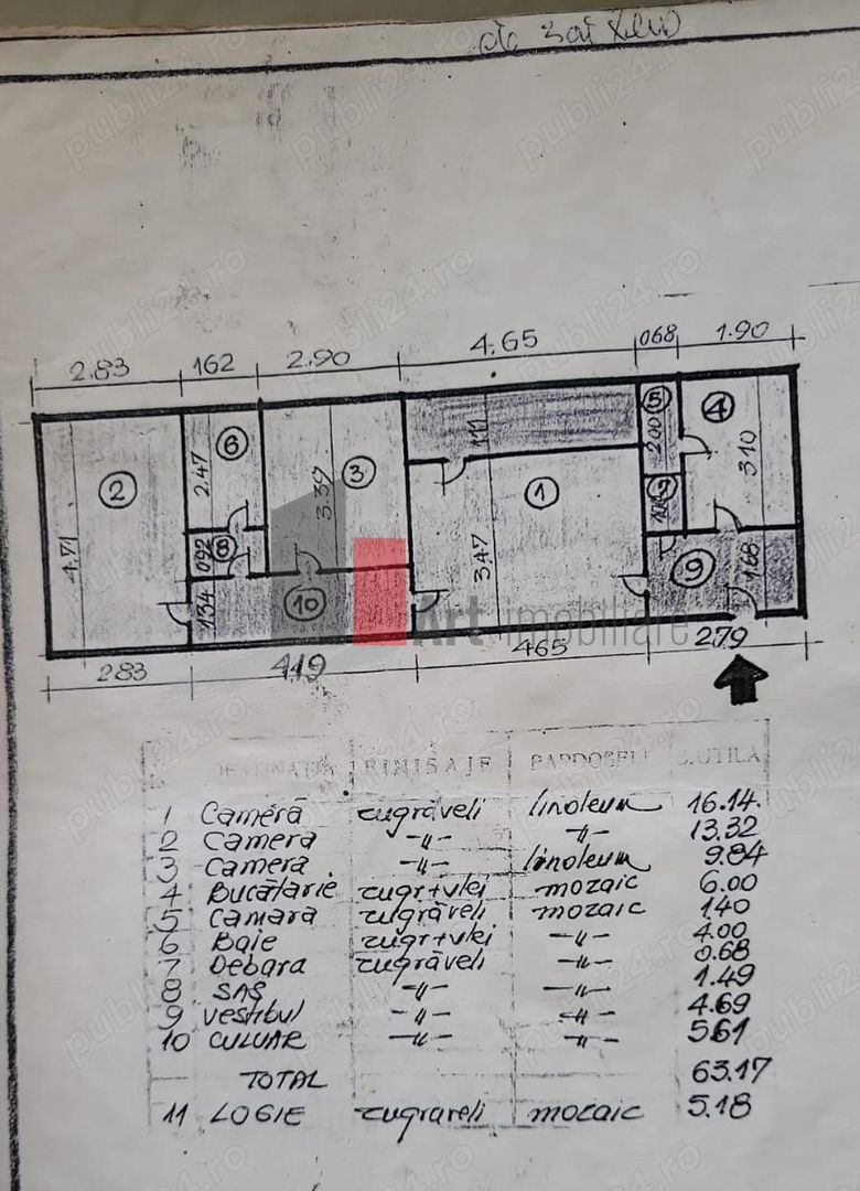 Vânzare apartament 3 camere Brâncoveanu-Covasna - Poză 1