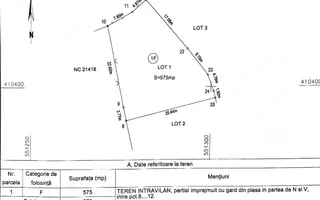 Teren intravilan 575 mp in Breaza de Jos | 2 deschideri - Schiță 11