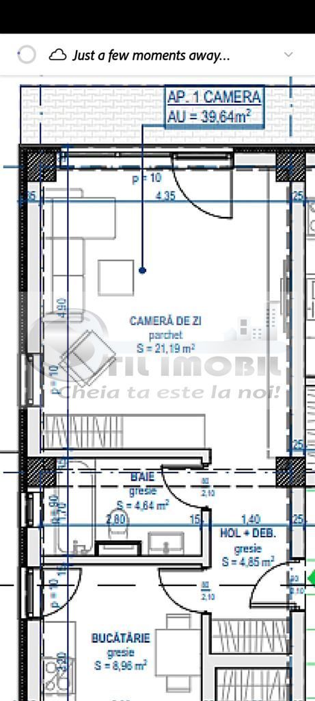 ULTRACENTRAL Apartament 1camera DEC. 39.64mp cu predare iulie 2025 - Poză 3