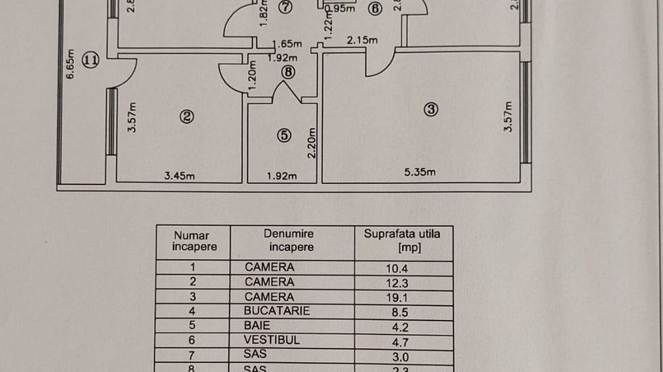 Apartament 3 camere 1 Decembrie 1918 - Poză 9