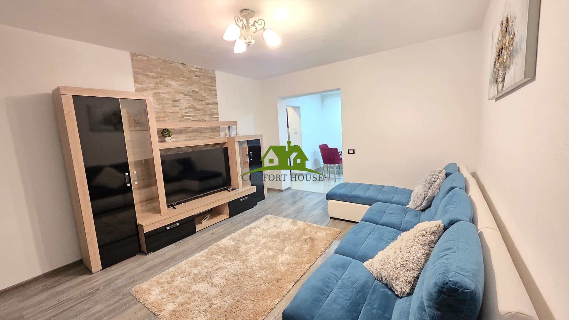 Apartament cu 3 camere de inchiriat la Et.2 intr-un Bloc din Traian - Poză 3