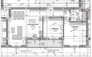 Apartament cu 3 camere,balcon, complet mobilat si utilat - Poză 11
