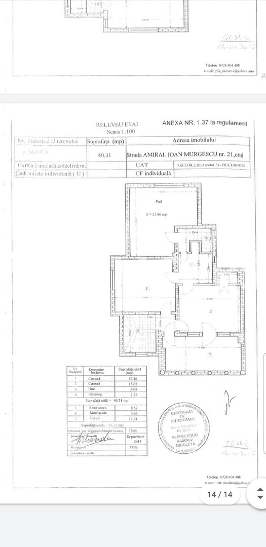 Casă / Vilă în Ferdinand, Bucuresti - Schiță 10