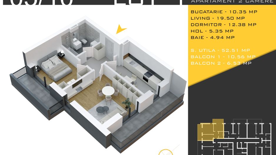 2 camere  Titan Pallady  Metrou Nicolae Teclu - Schiță 10