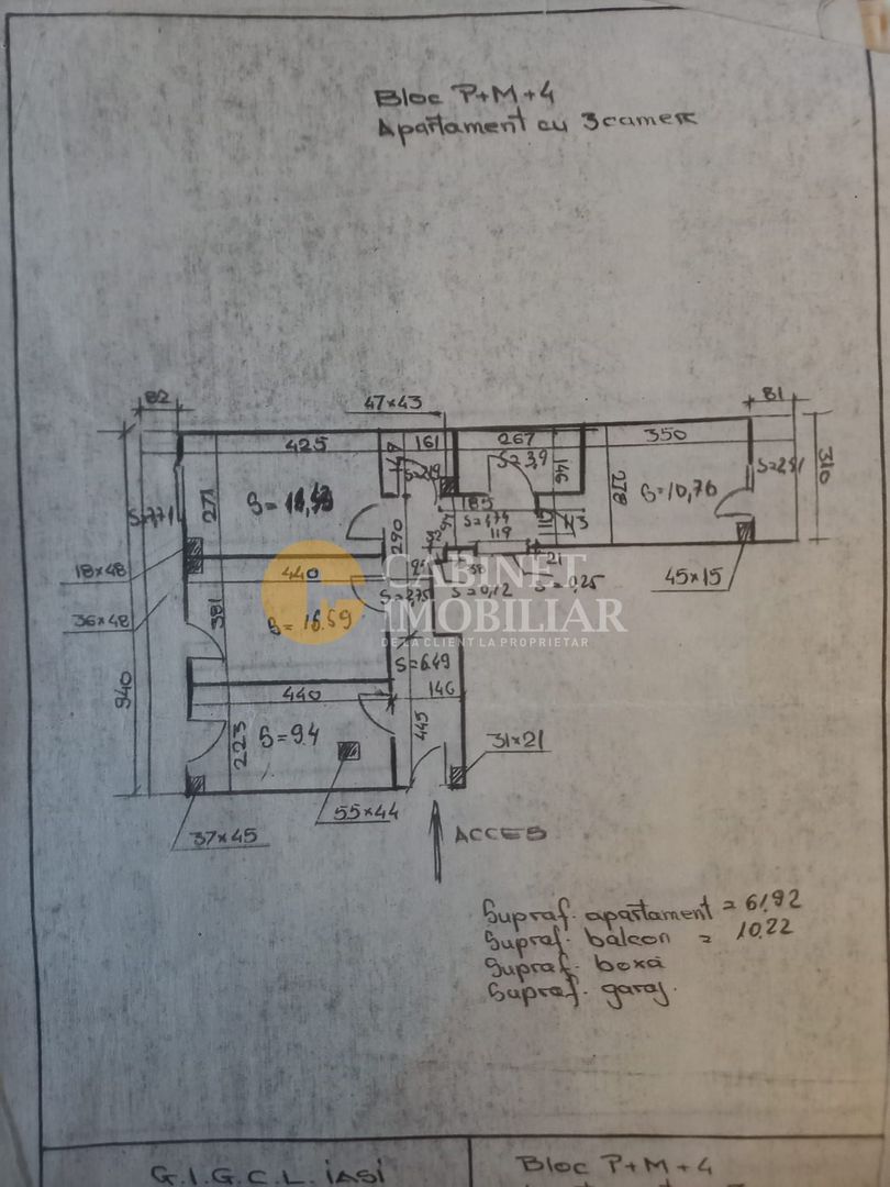 Apartament 3 CD, 76 mp, zonă centrală – ideal locuință sau investiție - Poză 3