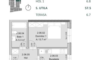 Apartament nou 2 camere, Comision 0%, langa The Nest - Poză 2
