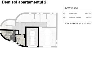 Apartament Duplex Elegant cu Terasă Panoramică – Dealul Cetății, Brașov - Schiță 21
