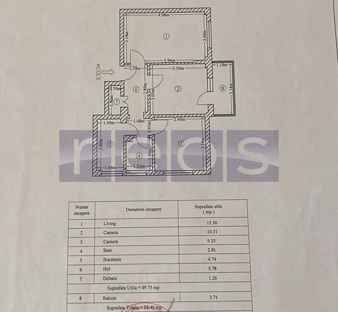 VANZARE APARTAMENT 3 CAMERE | GIURGIULUI | SECTOR 5 - Poză 6
