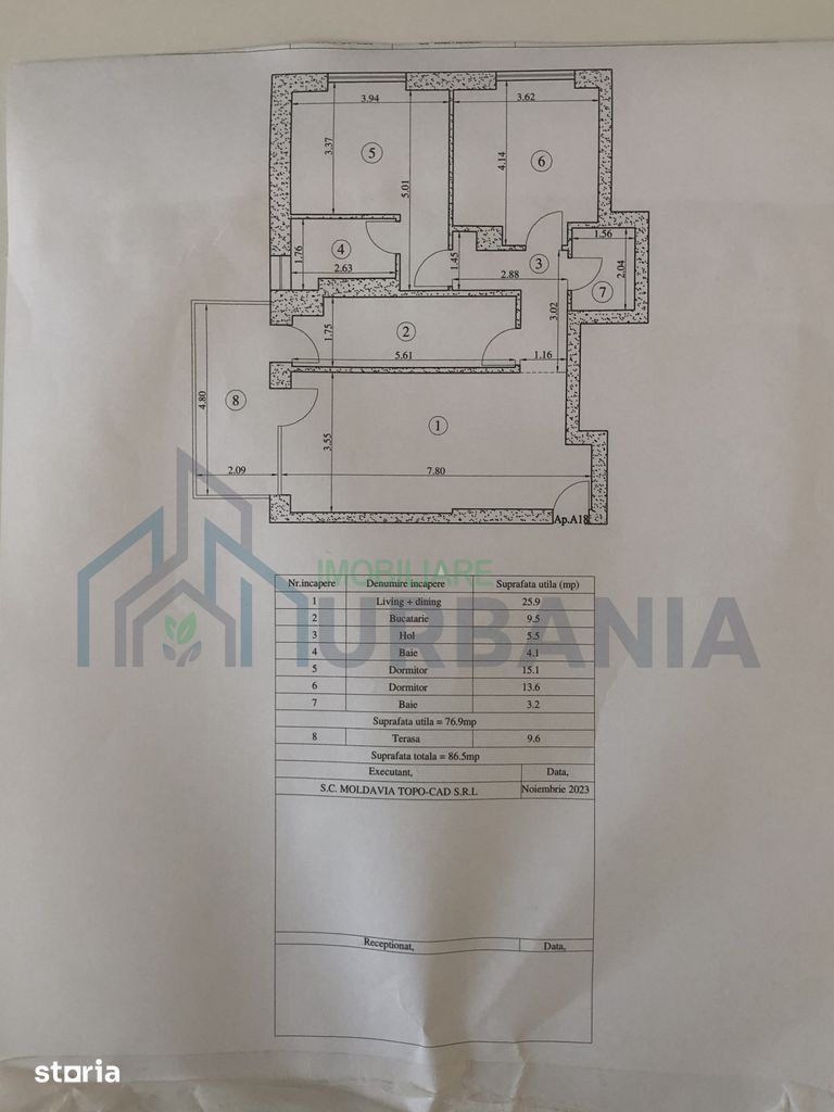 Silk District - Apartament 3 camere cu loc de parcare de inchiriat - Poză 9