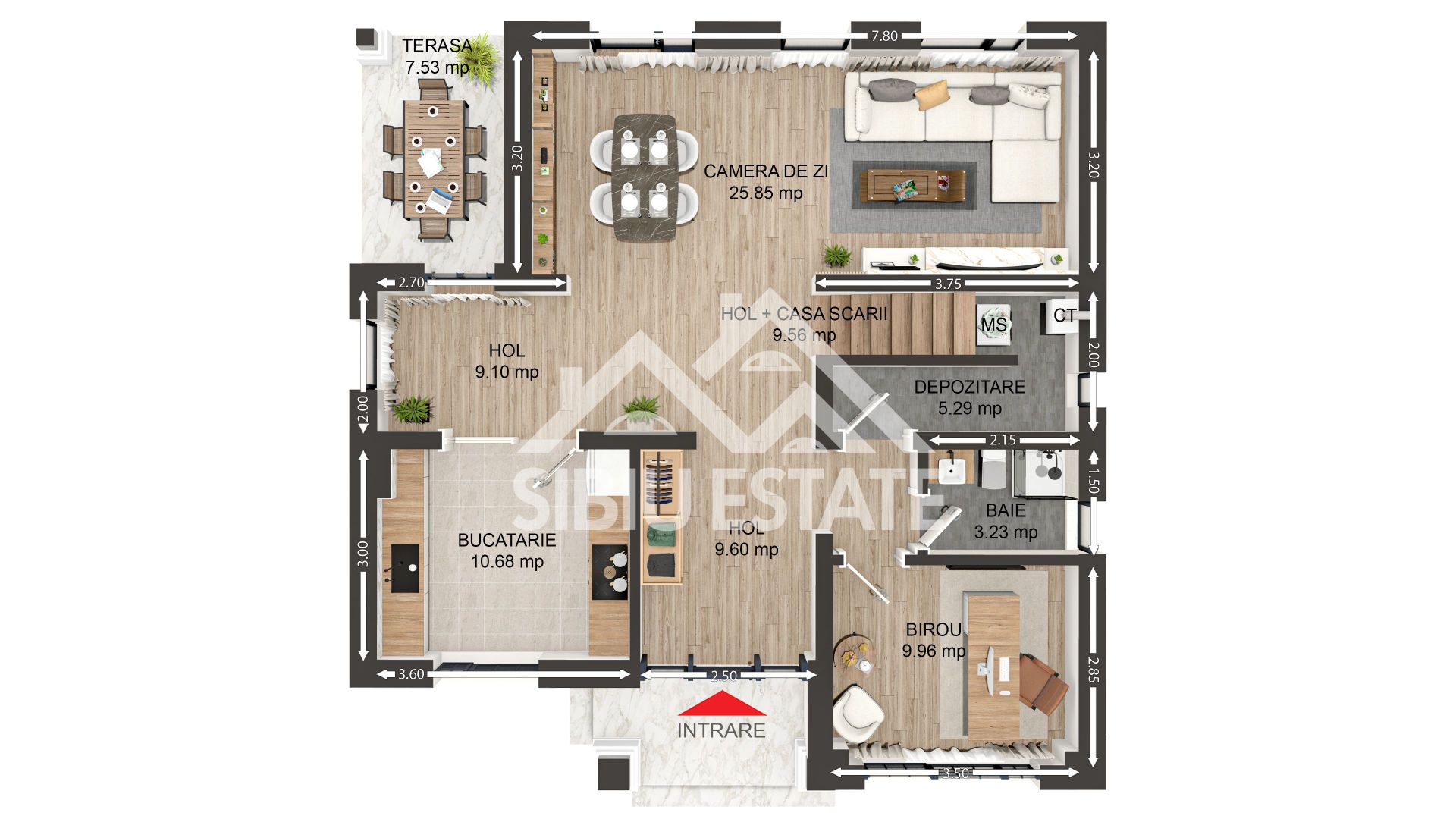 Vila de lux Selimbar proiect Beverly Hills by Casian's Residence - Schiță 12