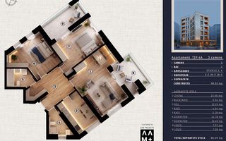[TINERETULUI] Apartament 3 camere - 2 bai | 100 MP - Poză 6