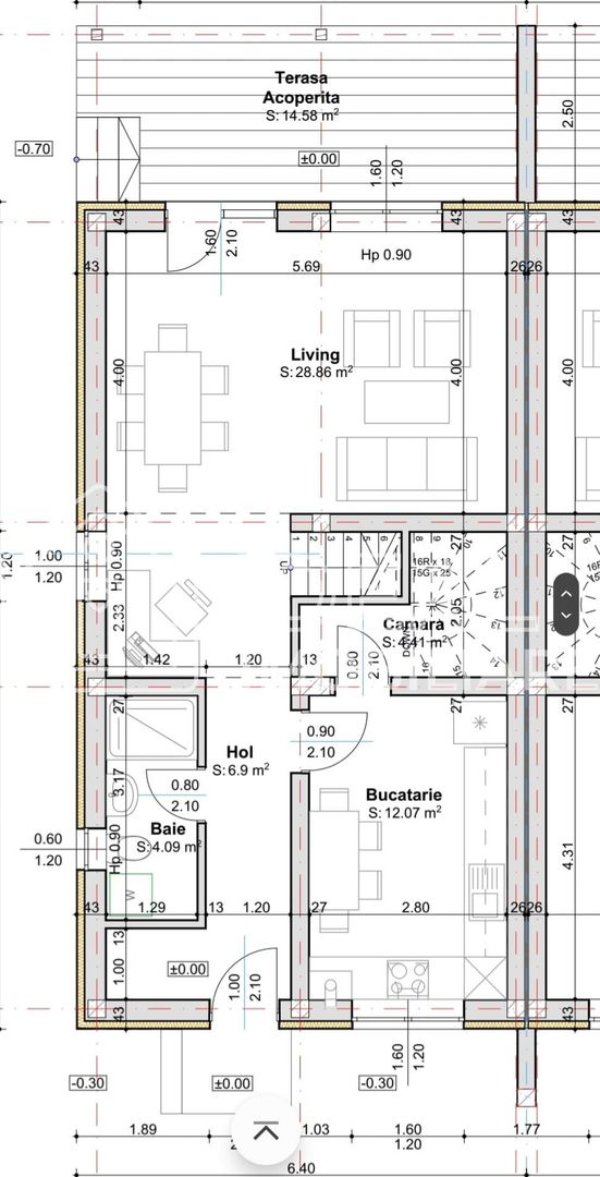 Duplex cu 4 camere si 257 mp de curte, in Calea Cisnadiei - Schiță 4