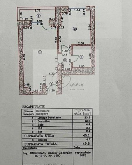 Apartament 2 camere Cortina North Pipera I COM0% - Poză 4