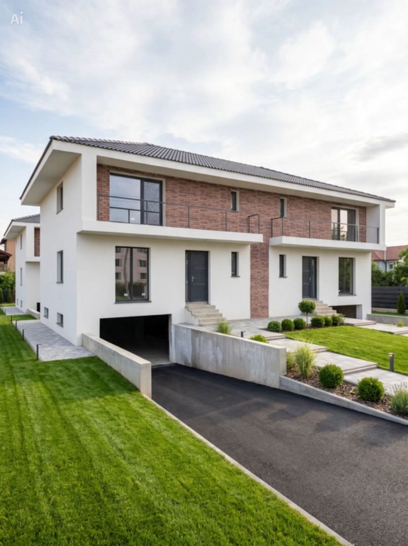 Duplex semifinisat, zona Stadionului de Fotbal, Florești - Poză 2