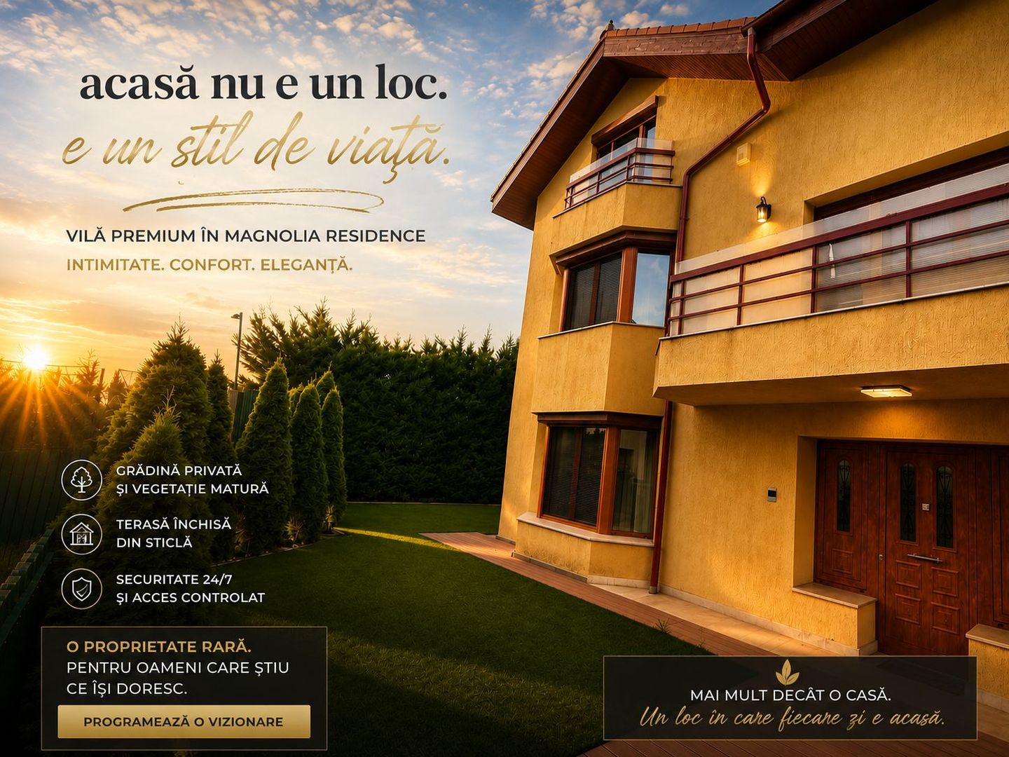 VILA DE EXCEPTIE-MAGNOLIA RESIDECNE- 400 MP UTILI - 336 MP CURTE- - Poză 1