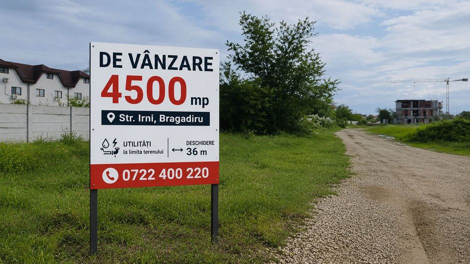 Teren pentru Dezvoltare în Zona Noii Școli - Poză 2