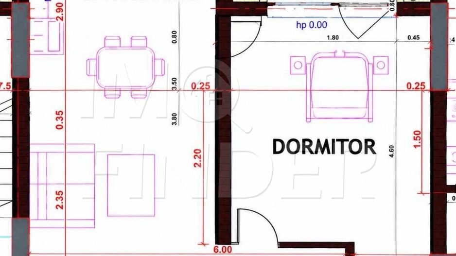Apartament cu CF, Florești, imobil nou - Schiță 4