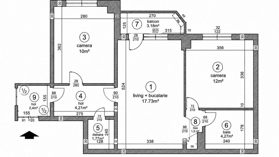 0DOROBANȚI | 3 camere | READY TO MOVE IN | Renovat complet | Mobilat & utilat - Poză 2