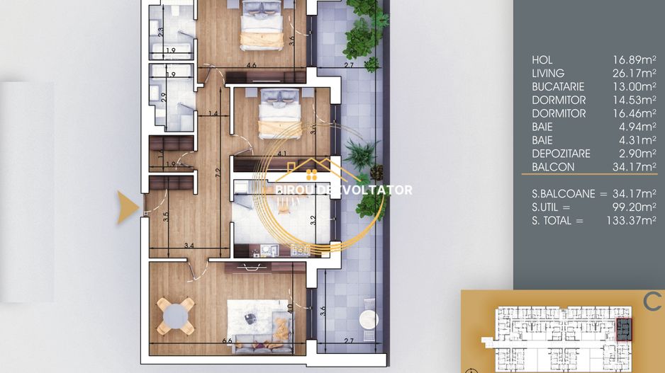 8 minute Finisaje moderne Finalizat Decomandat 2 bai Metrou Teclu Ikea - Poză 8