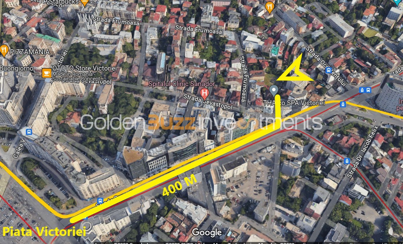 Super Pozitie | Teren Piata Victoriei | 1226 mp | CUT: 2 | POT: 50 % | - Poză 2