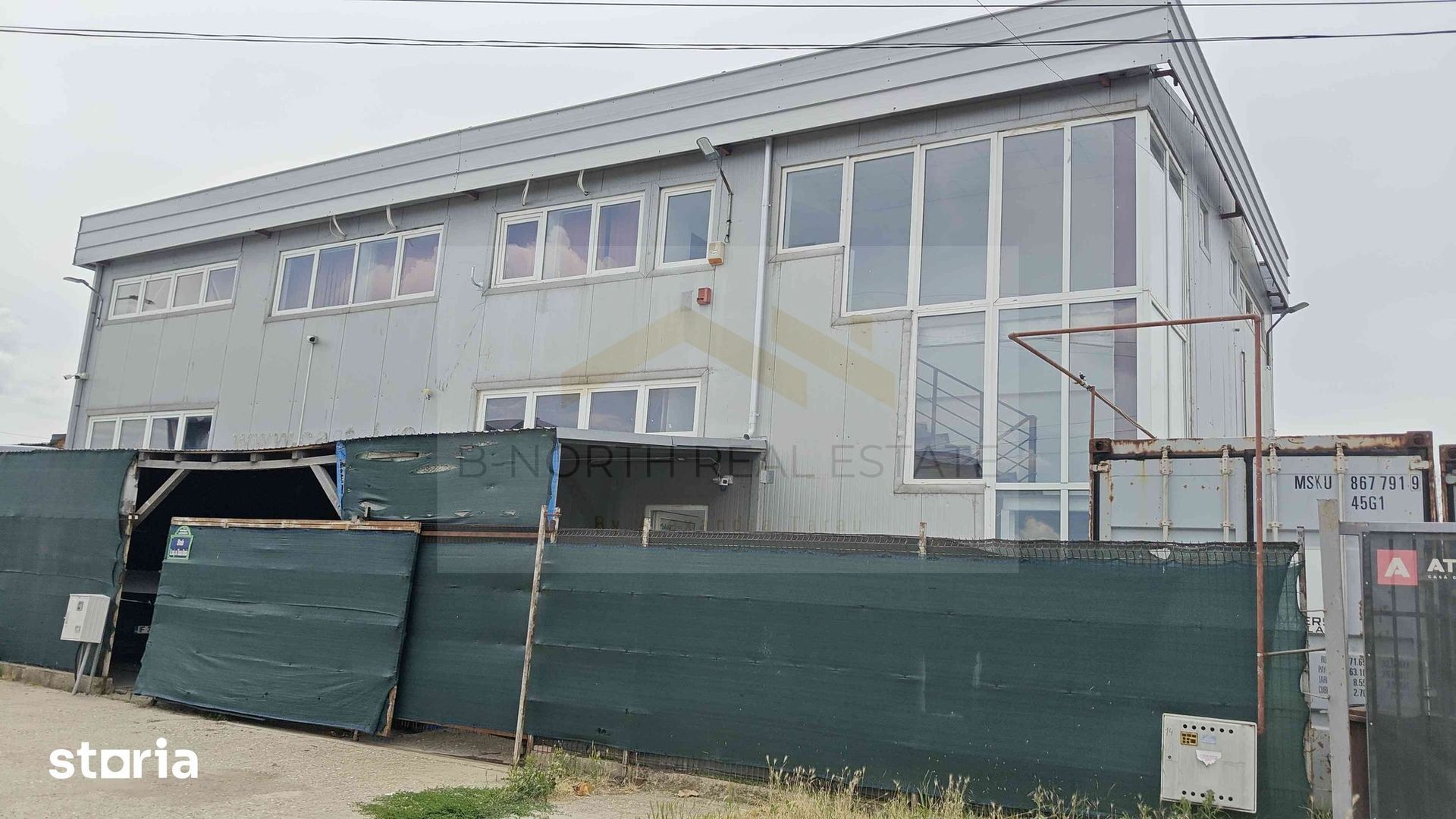 Hală industrială cu birouri de închiriat | Popești-Leordeni | 542 mp | Rampă - Poză 12