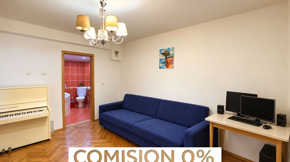 Comision 0, Apartament 2 Camere, 50 mp, Parter, Balcon, Piata Balcescu - Poză 1
