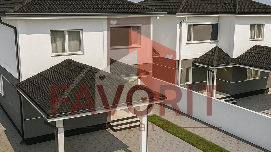 Duplex despartit prin camera tehnica. Carport. Pozitie excelenta - Poză 2