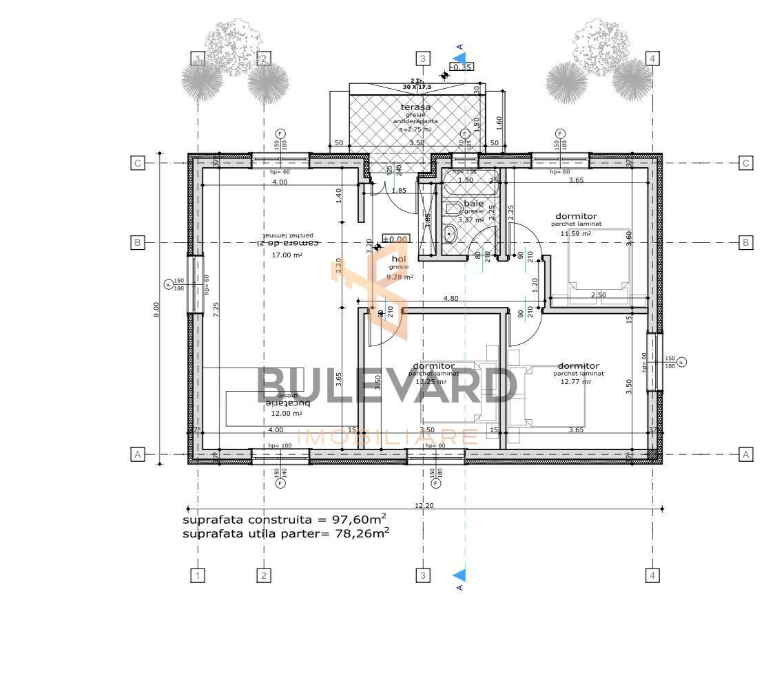 Casa noua cu 4 camere/78 mp/teren 2000 mp/55 km de Cluj-Napoca! - Poză 2