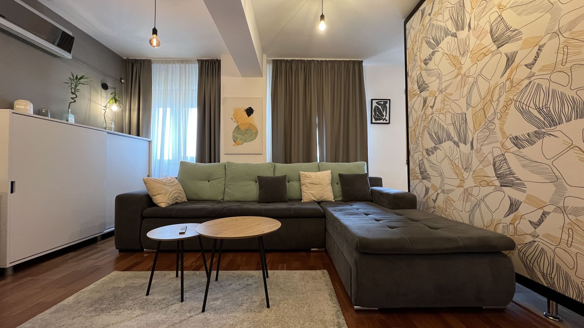 2 camere mobilat si utilat | vedere panoramica - Poză 5