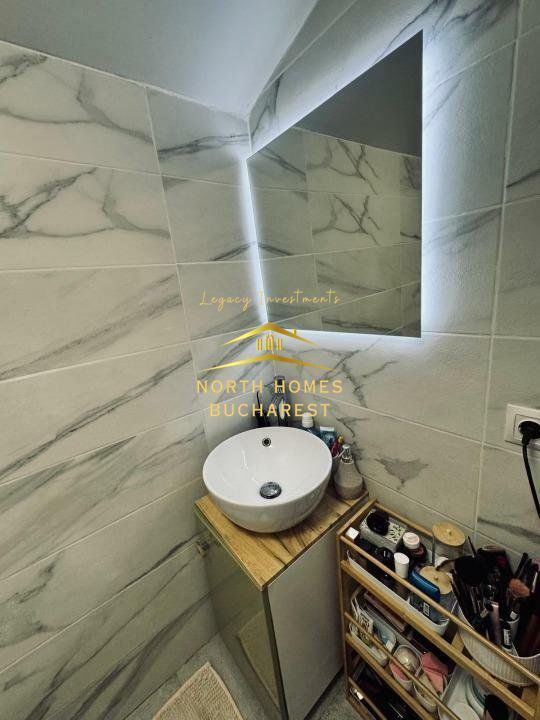 Apartament de 2 camere complet mobilat utilat, centrala proprie - Poză 8