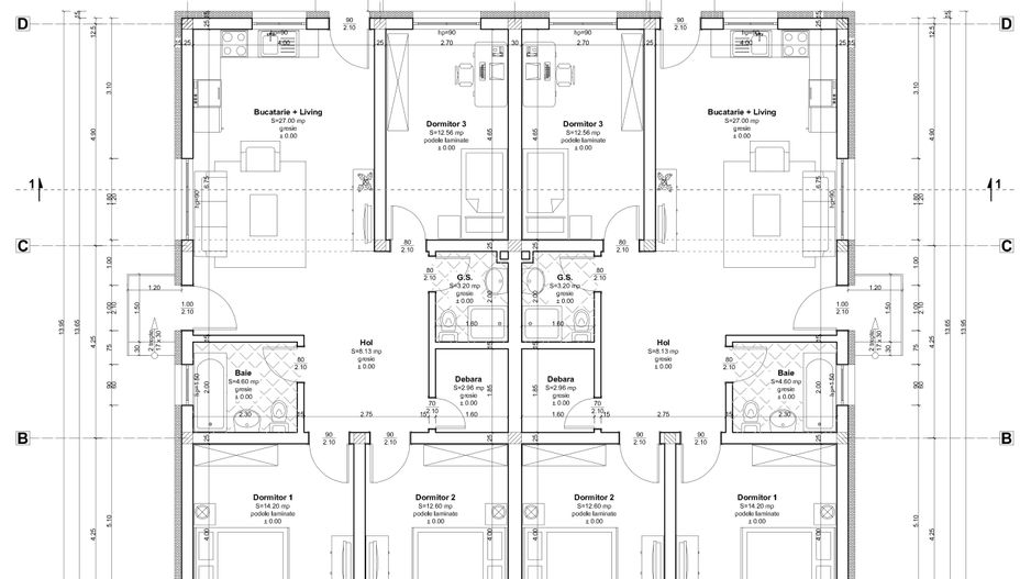 Duplex de vânzare în Timișoara, zona Metro 2 | 3 dormitoare, 2 băi - Poză 17