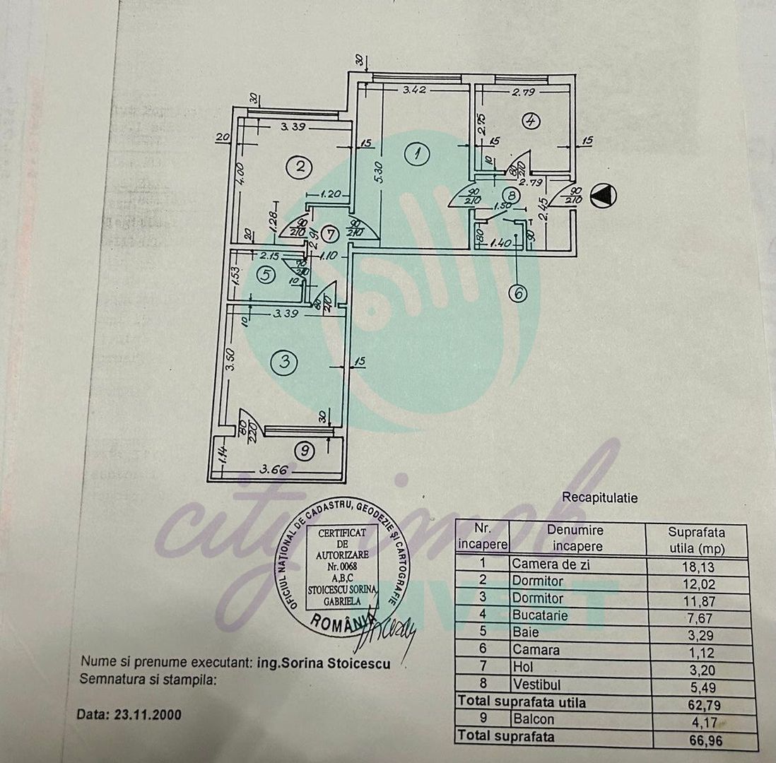 3 camere renovate la PRIMA INCHIRIERE - Poză 16