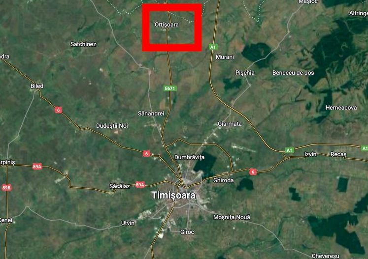 TEREN 950 MP LA 25 KM DE TIMISOARA - Poză 1