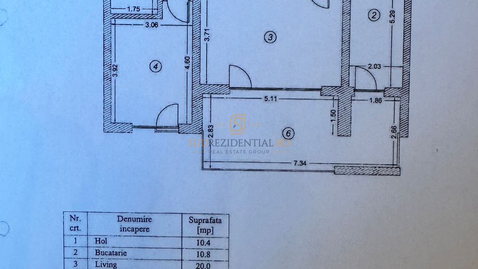 Apartament 2 camere cu terasa in Sector 4, Metalurgiei LIDL, KAUFLAND - Schiță 8