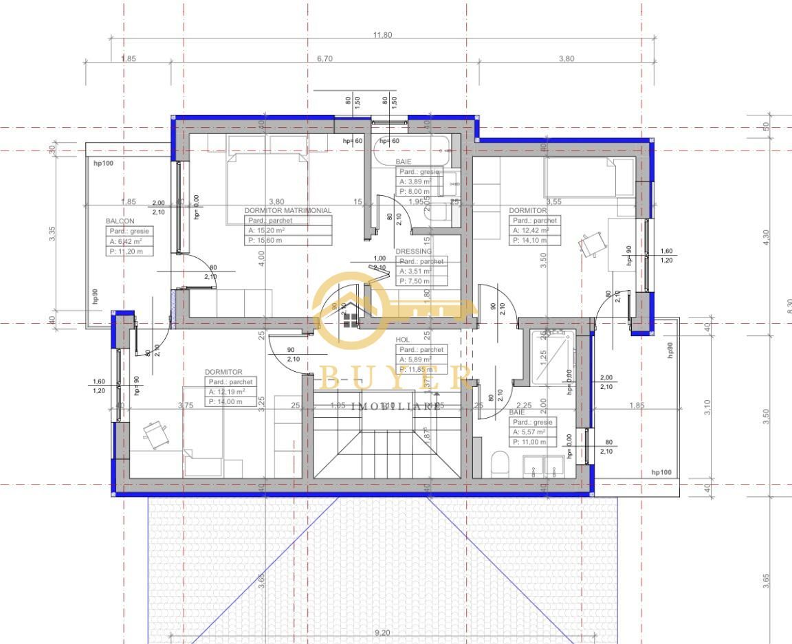 Casa 4 dormotoare in Selimbar - Schiță 17