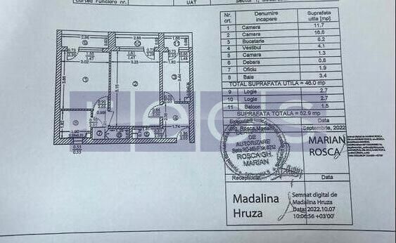 VANZARE APARTAMENT 2 CAMERE 53MP RENOVAT DOROBANTI BLOC PERLA - Poză 15