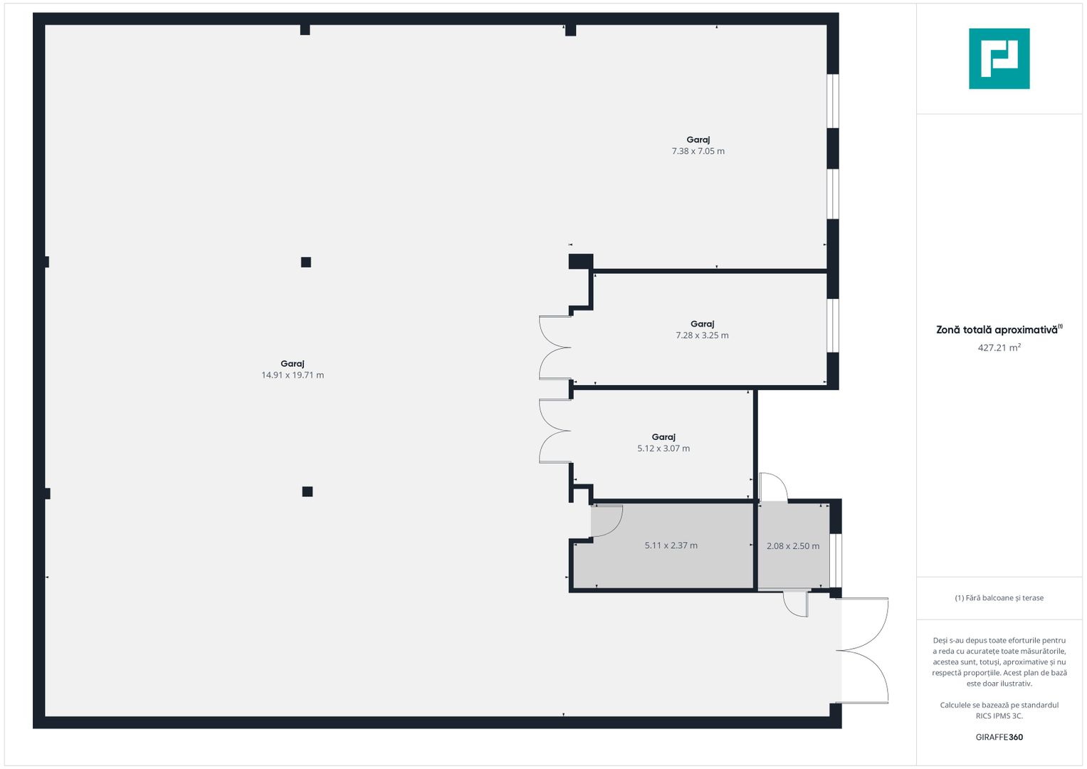 Hală de 431 mp în parc industrial Arad - Poză 5