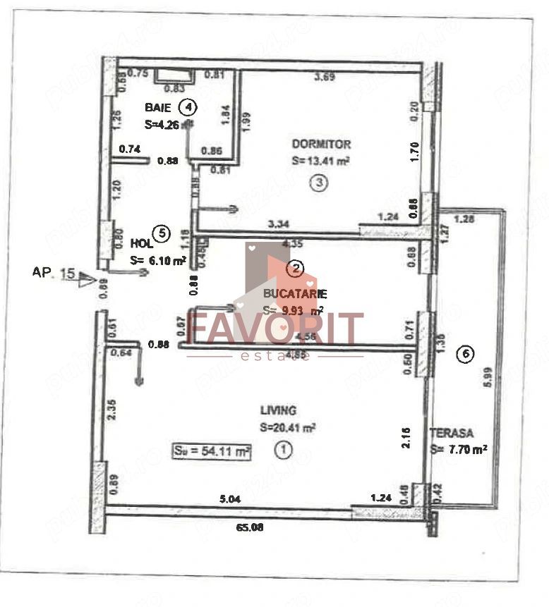 Apartament 2 camere decomandat | City of Mara - Poză 9