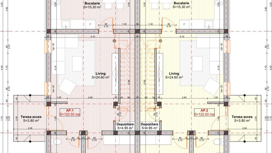 De vanzare Duplex de lux cu regim de inaltime P+1+ M. - Poză 14