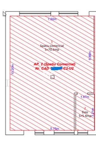 Spatiu comercial vad bun si vitrina - Dna Stanca - Sibiu - Schiță 7